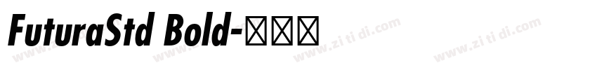 FuturaStd Bold字体转换